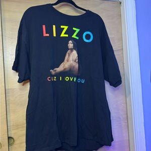 Lizzo Black Graphic Tee - Short Sleeve